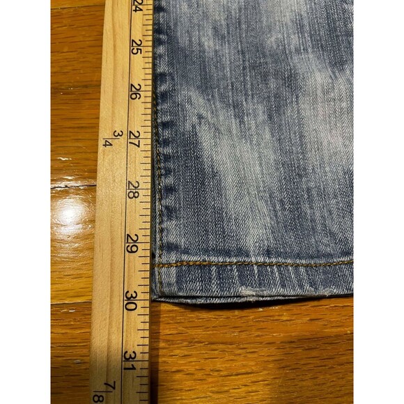 Decree Jeans Women's 3 Super Skinny Blue Low Rise Stretch Denim Festival Casual - Picture 7 of 9